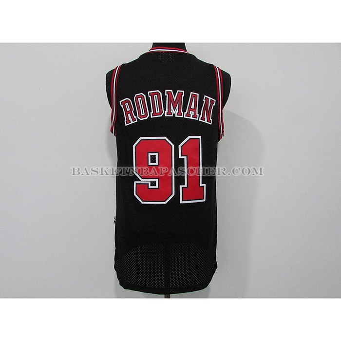 Maillot Chicago Bulls Dennis Rodman Mitchell & Ness 1997-98 Noir